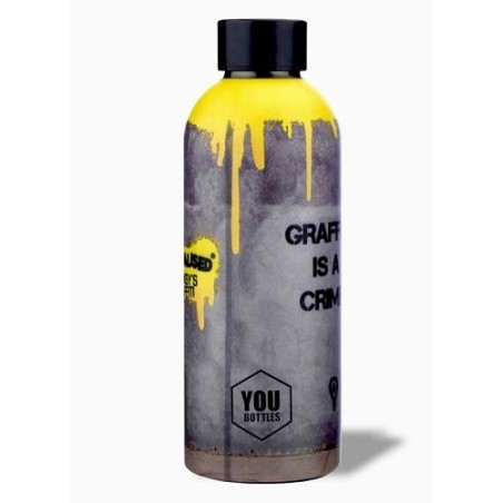 Borraccia Banksy Graffiti Is a Crime Dual 500 ml