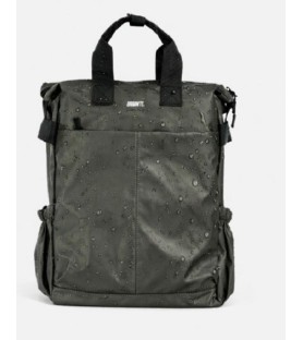 Zaino con tracolla, manici, tasca ampia posteriore antiscippo.Denver. Verde militare, Cm 38 x 32 x 15. Urbanite