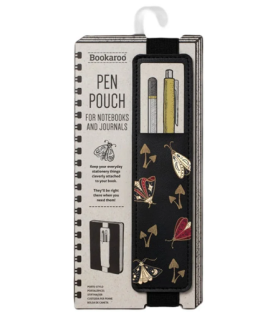 Portapenne con Elastico   per notebook.Linea Falene dorate . Bookaroo