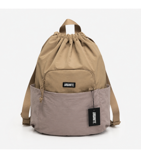Zaino tasca ampia , taschina anteriore , 2 tasche laterale. Urbanite Sydney .Tortora.44 x 32 x 16 cm.