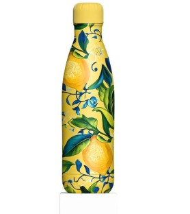 Borraccia  termica isolante  giallo limone . IZY Bottles. 500ml