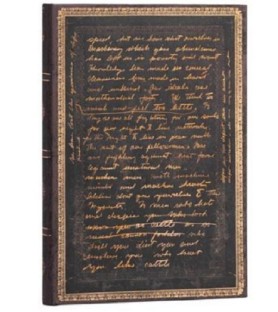 Taccuino 180x230mm, a righe,chiusura elastico,carta avorio,144pag - Charlie Chaplin