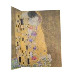 Taccuino Origamo Il Bacio di Klimt in filigrana di carta