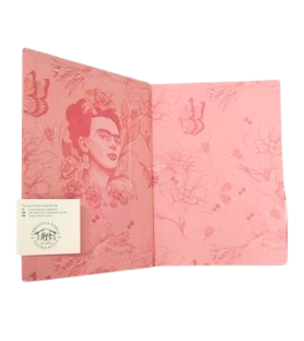 Taccuino Origamo Frida Kahlo in filigrana di carta artigianale