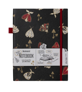 Taccuino Bookaroo Falene Dorate 19x25 cm a righe