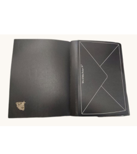 Taccuino Bookaroo Falene Dorate 19x25 cm a righe