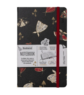 Taccuino Bookaroo Falene Dorate 13x21 cm a righe