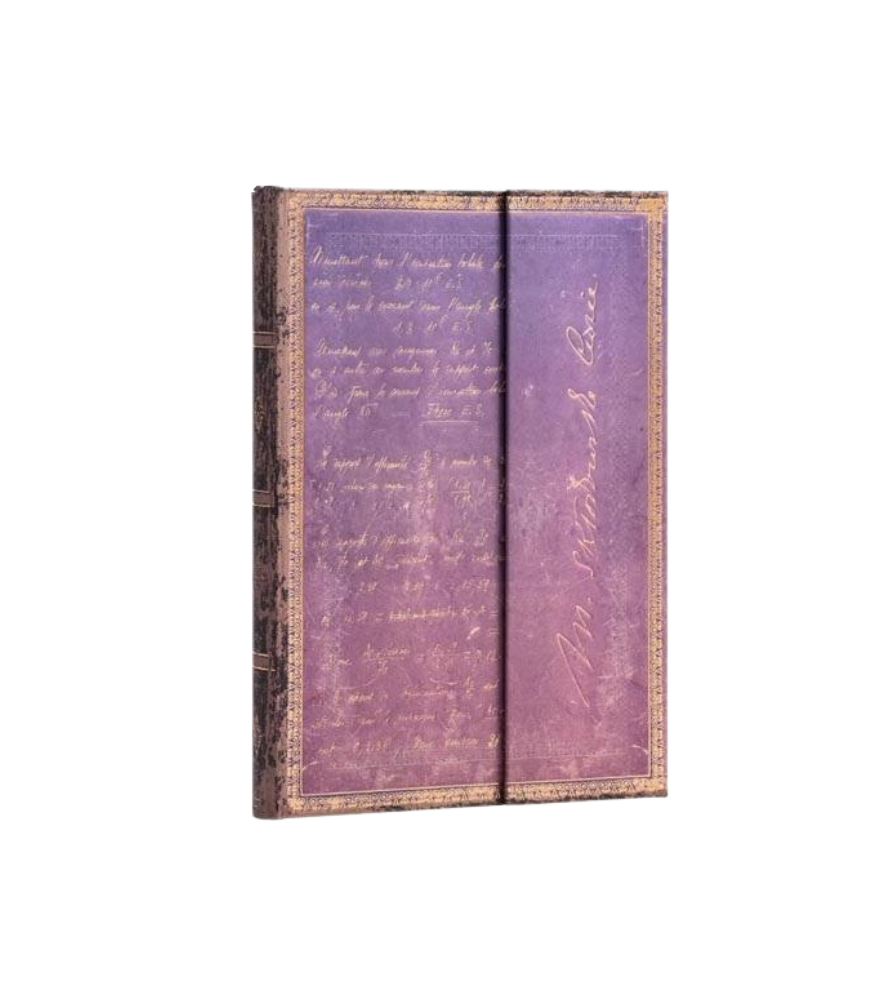 Paperblanks- Taccuino pagina riga, copertina rigida ,cm 18x12- Marie Curie