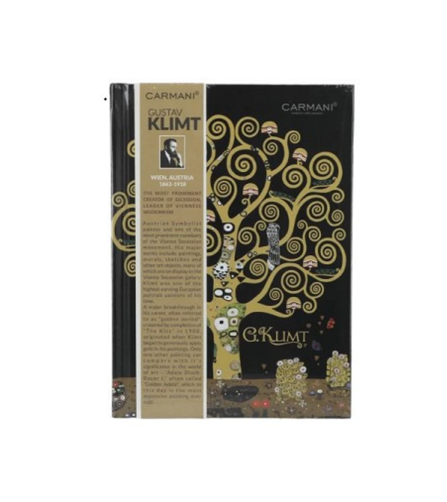 Quaderno Cartonato Albero della Vita G. Klimt | Carmani