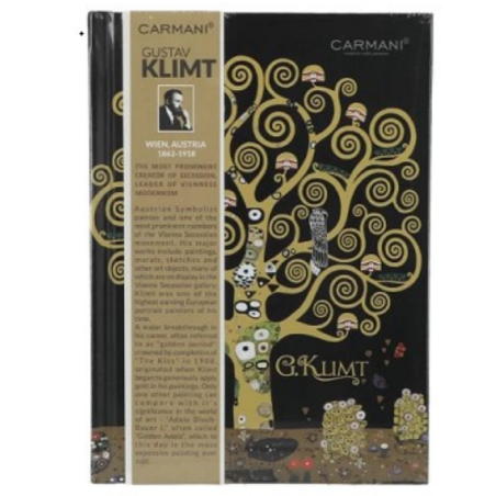 Quaderno Cartonato Albero della Vita G. Klimt | Carmani