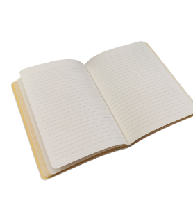 Taccuino soft Dolce Vita Limoni e righe Bordi Gialli - 256 Pagine a Righe