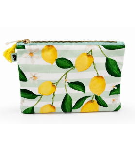 Trousse Limoni Dolce Vita in Cotone. CM 22 x 15