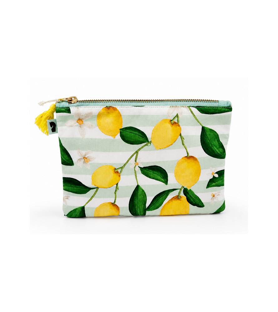Trousse Limoni Dolce Vita in Cotone. CM 22 x 15