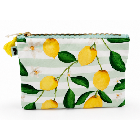Trousse Limoni Dolce Vita in Cotone. CM 22 x 15