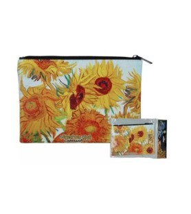 Pochette Astuccio I Girasoli di Van Gogh 21x15 cm | Carmani