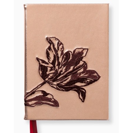 Quaderno Taccuino ricamato Tulip. 13,5 x 18,5 x 1,5 cm