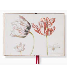 Quaderno Taccuino ricamato Tulip. 13,5 x 18,5 x 1,5 cm