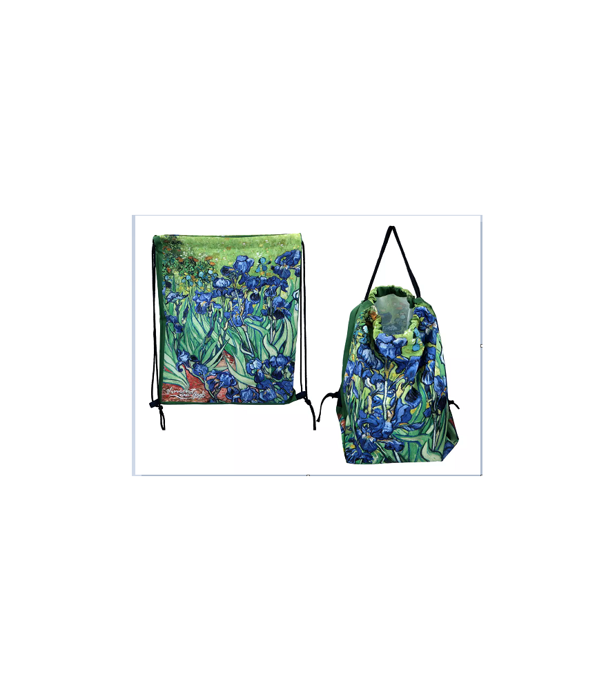 Sacca Zainetto Iris di Van Gogh 36x43 cm | Carmani