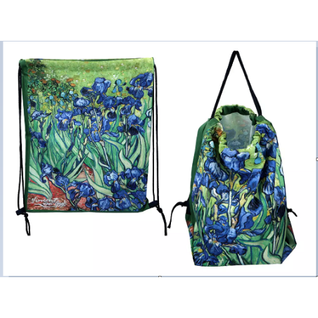 Sacca Zainetto Iris di Van Gogh 36x43 cm | Carmani