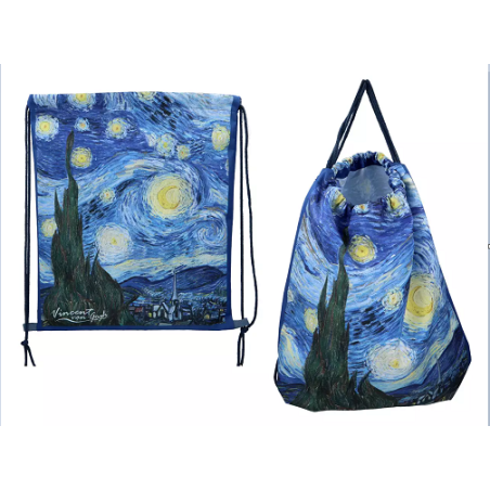 Sacca Zainetto Notte Stellata Van Gogh 38x50 cm | Carmani