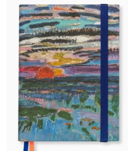 Taccuino soft touch - Zonsopgang.13,5 x 18,5 x 1,5 cm