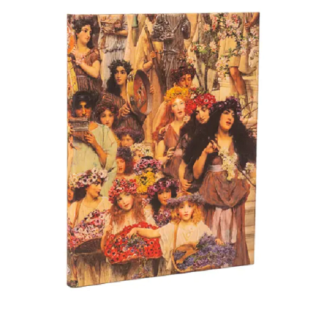 Taccuino Paperblanks Alma-Tadema 13x18 cm pagine bianche